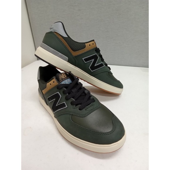 New Balance Men's All Coasts 574 V1 Sneaker, Forest/Tarnish, 6 Wide US - Picture 6 of 8